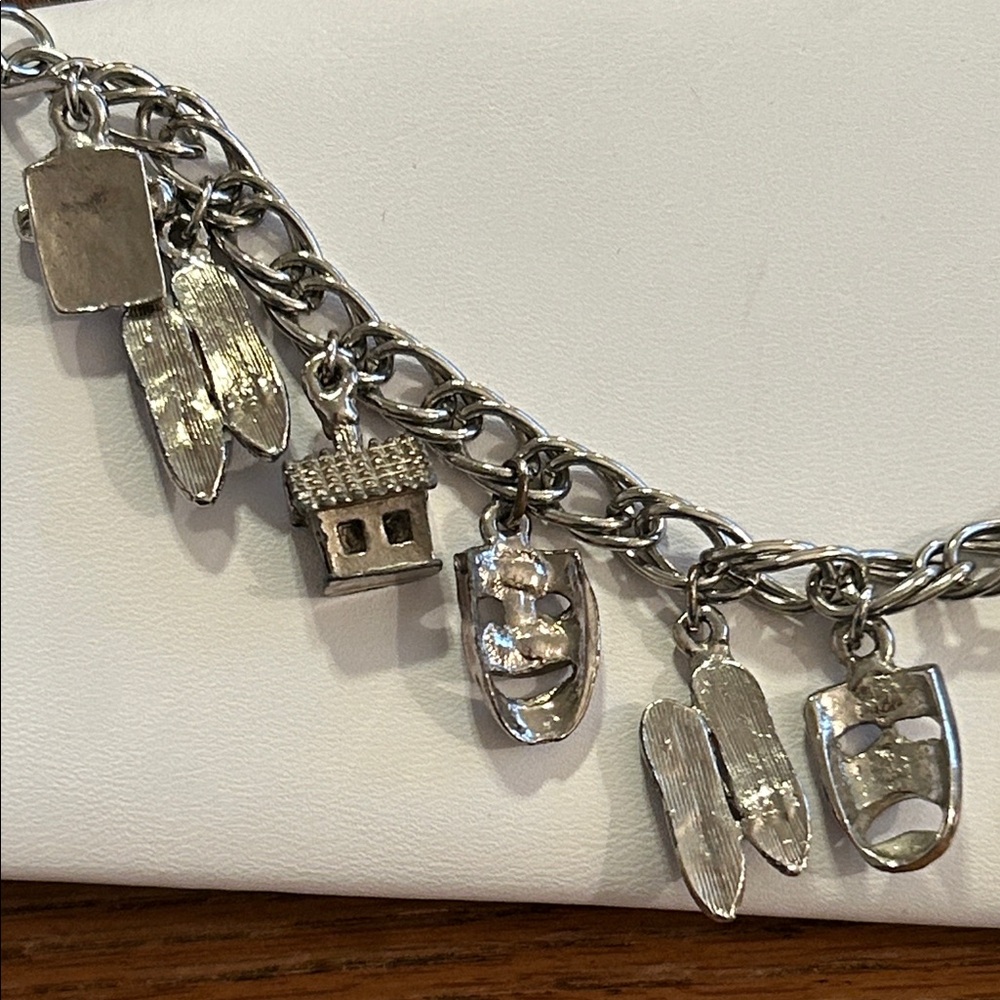 Charm Bracelet with Ballet & Dog Charms